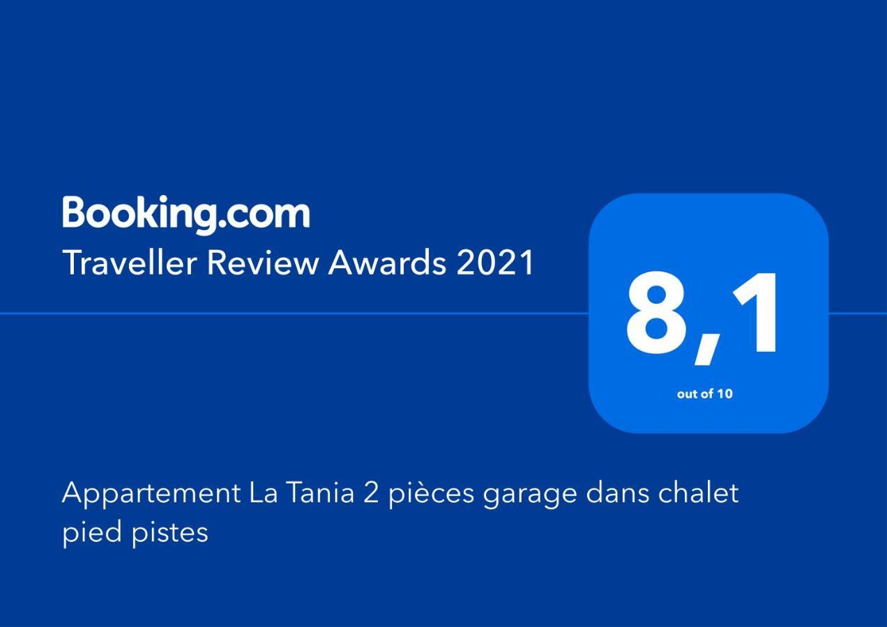 Appartement La Tania 2 Pieces Garage Dans Chalet Pied Pistes Exterior photo